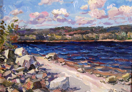 Wind at the Volga River